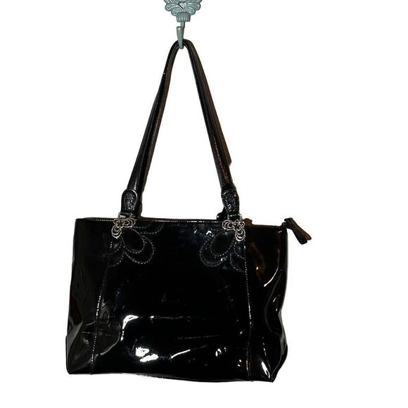 Patent Leather Brighton Handbag - Picture 1 of 13